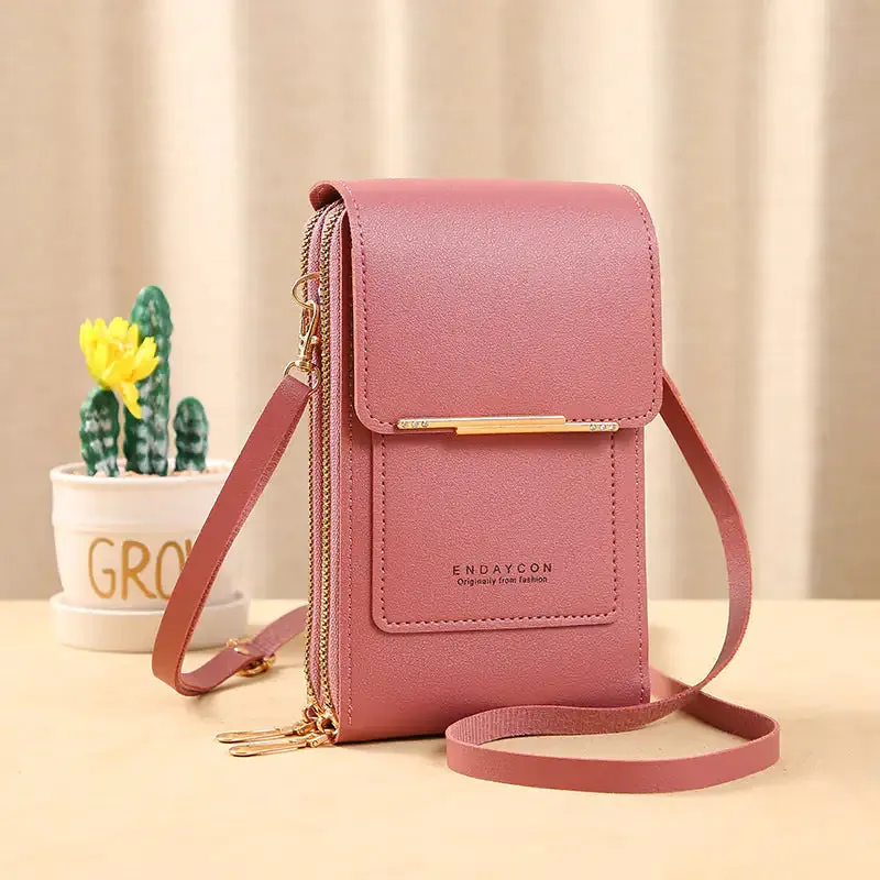 Women's RFID Anti-theft Leather Shoulder Bag