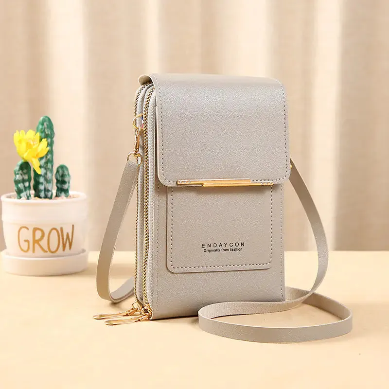 Women's RFID Anti-theft Leather Shoulder Bag