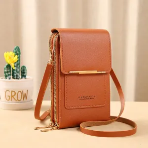 Women's RFID Anti-theft Leather Shoulder Bag