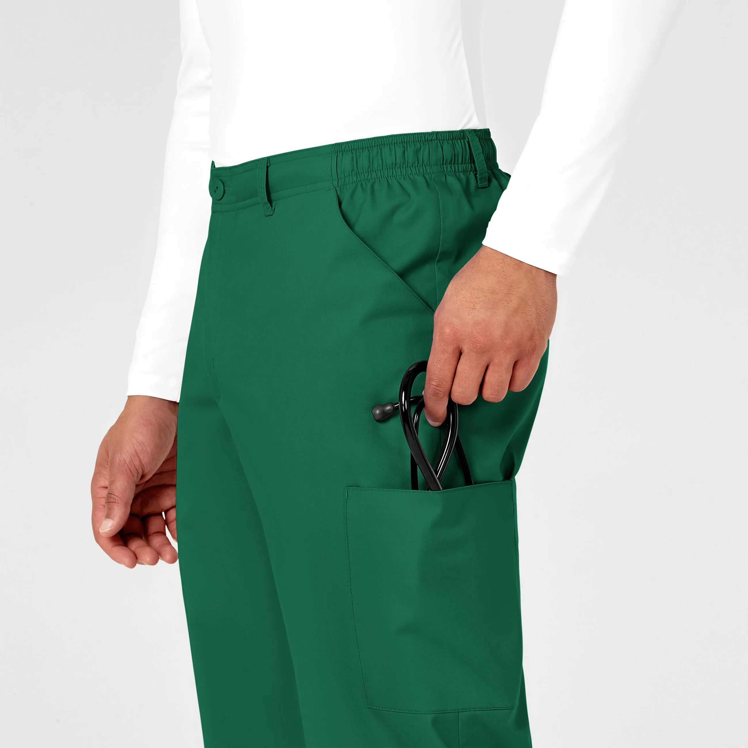 WonderWORK 503 Men's Cargo Scrub Pants Hunter
