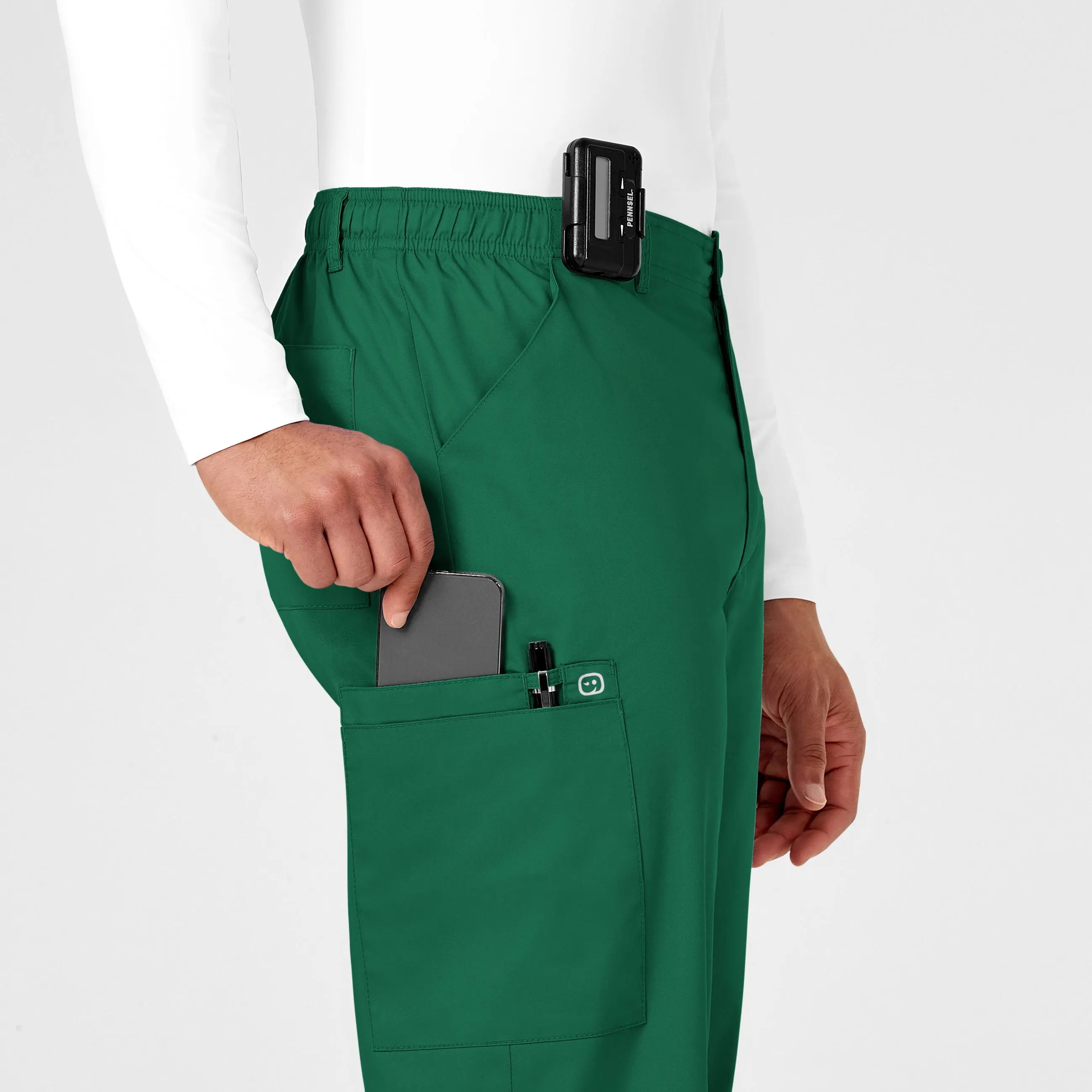 WonderWORK 503 Men's Cargo Scrub Pants Hunter