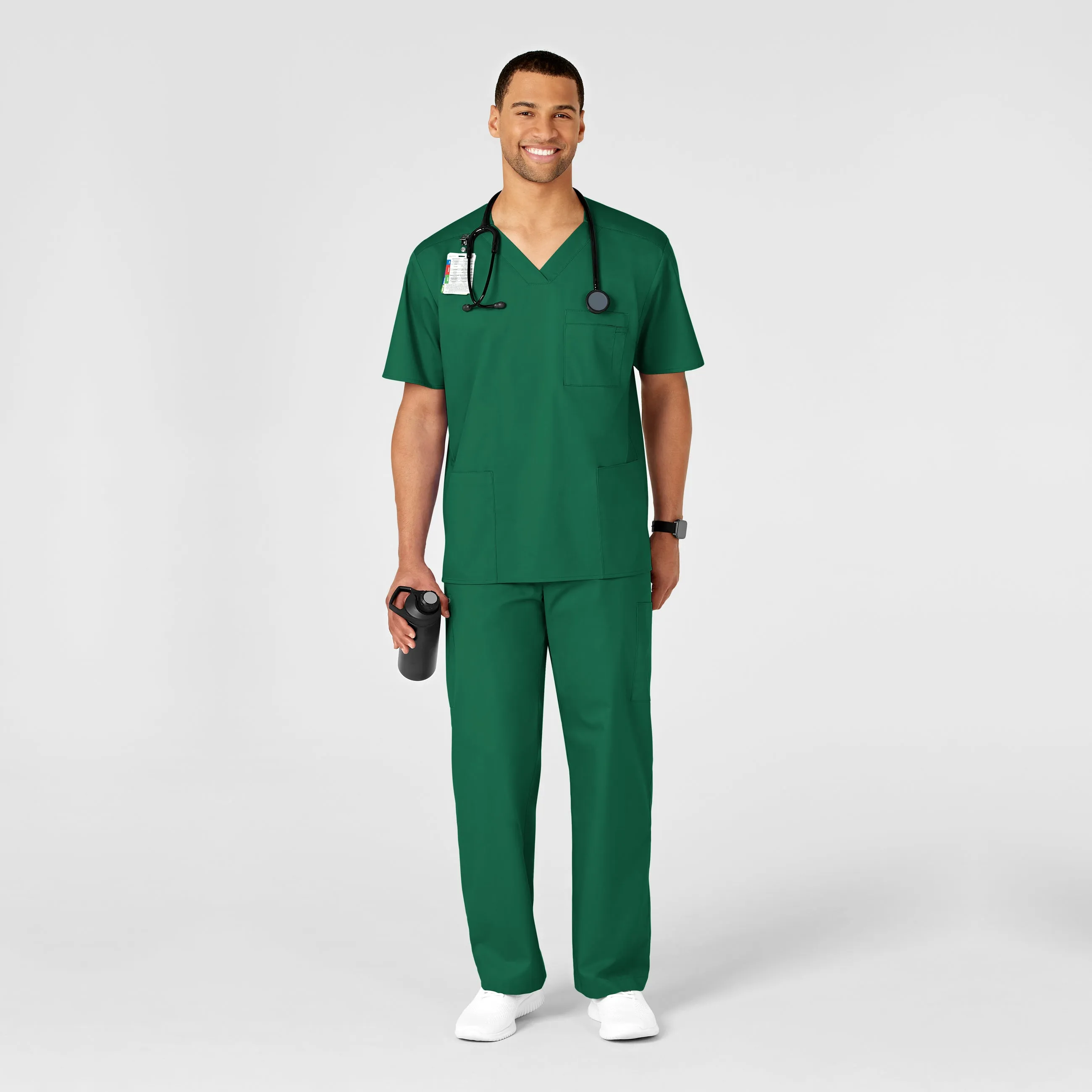WonderWORK 503 Men's Cargo Scrub Pants Hunter
