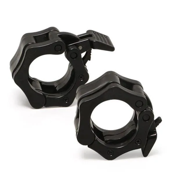 York Barbell | 2" Olympic Locking Clamp Collars - Black