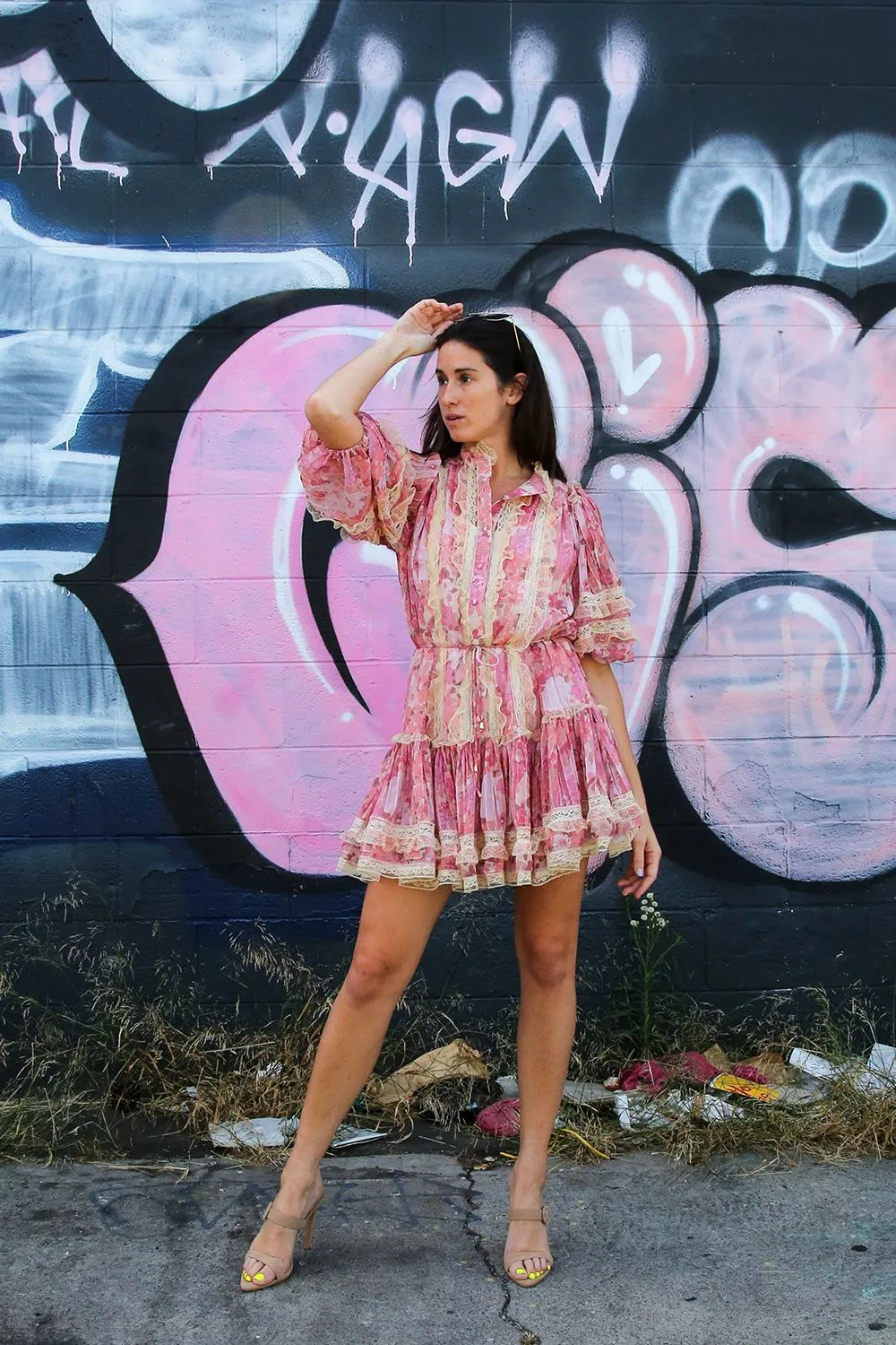 Zimmerman Style Mini Pink Dress