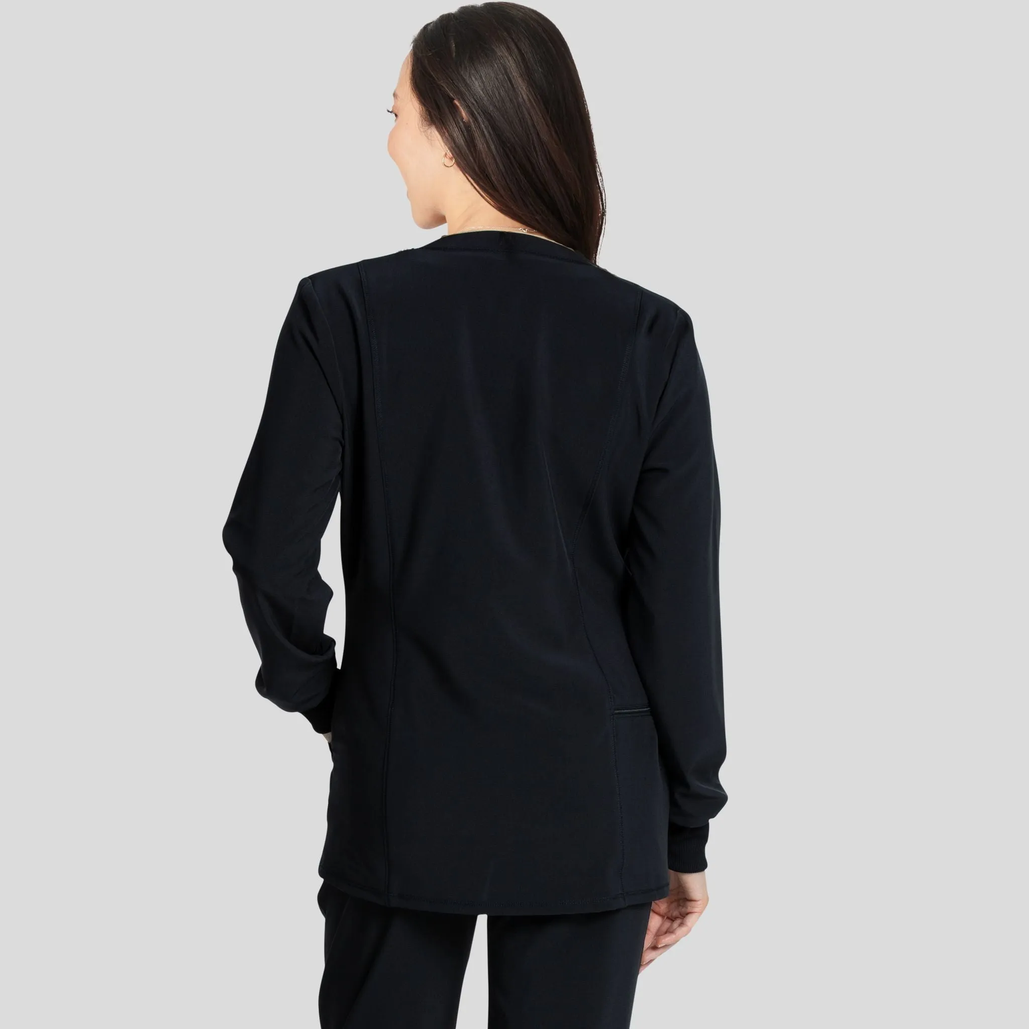 Zip Front Jacket | Black