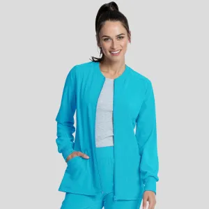 Zip Front Jacket | Teal