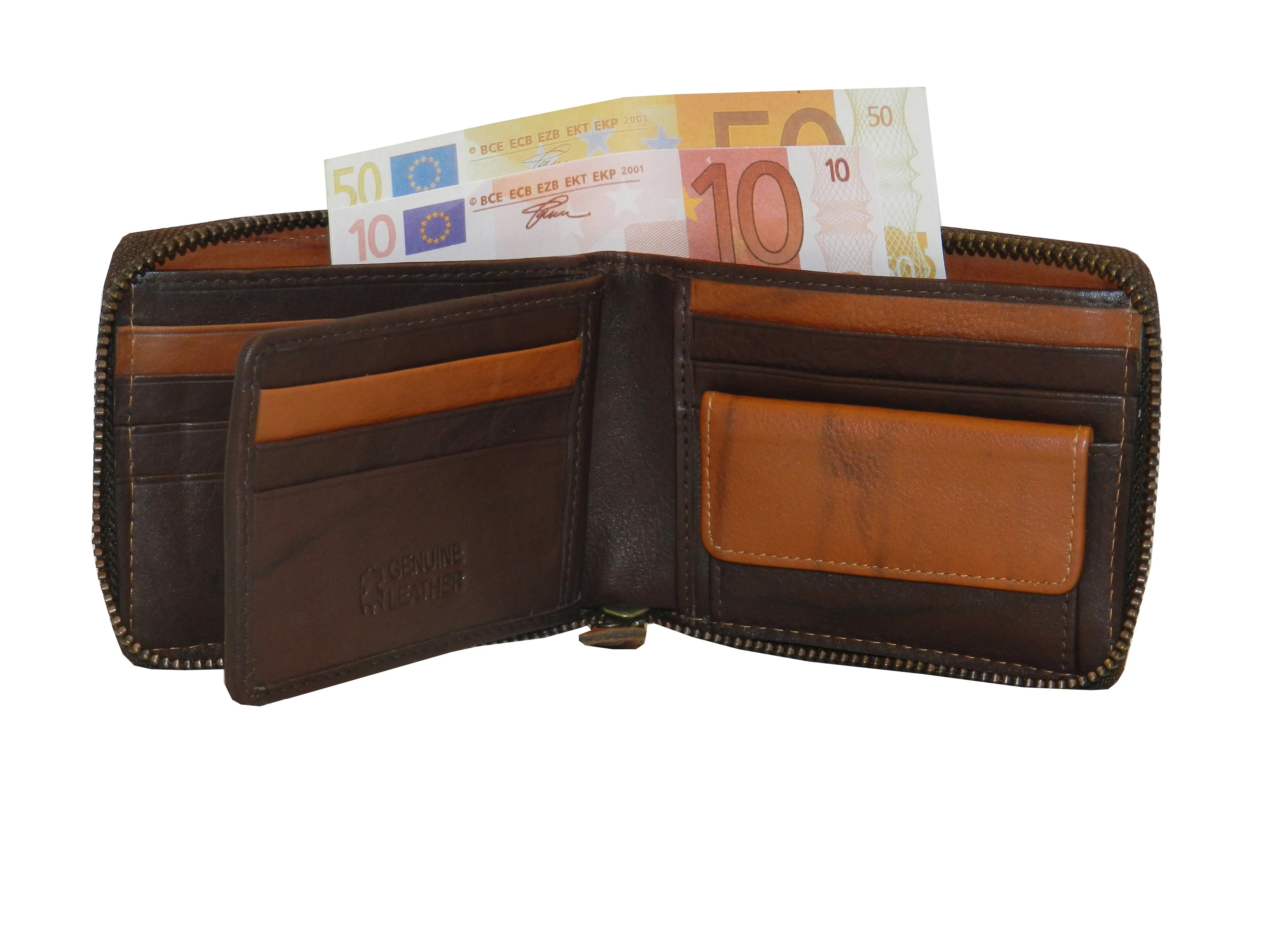 ZipVault 16 Card Full Zip Wallet #4094CNZ