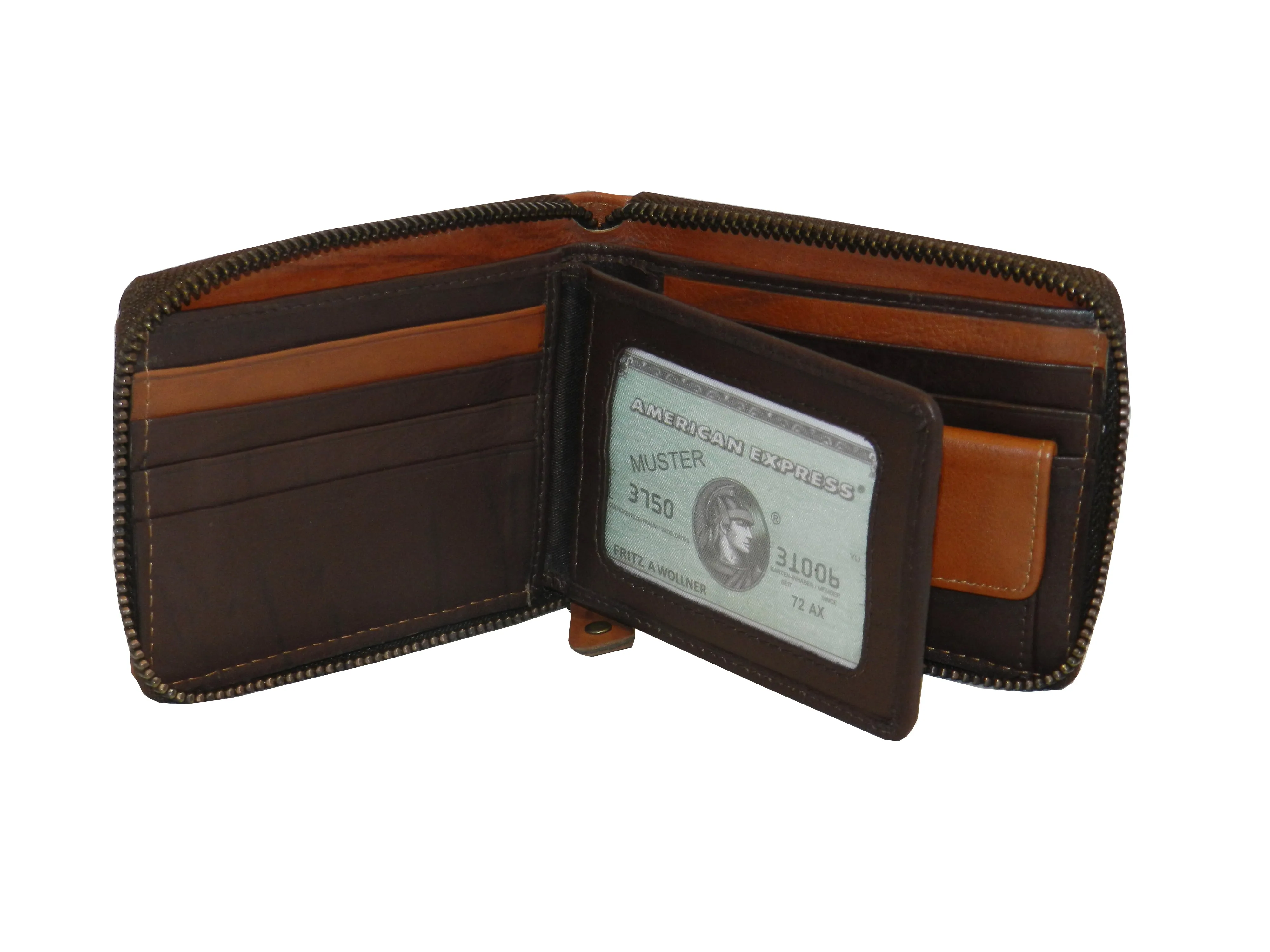 ZipVault 16 Card Full Zip Wallet #4094CNZ