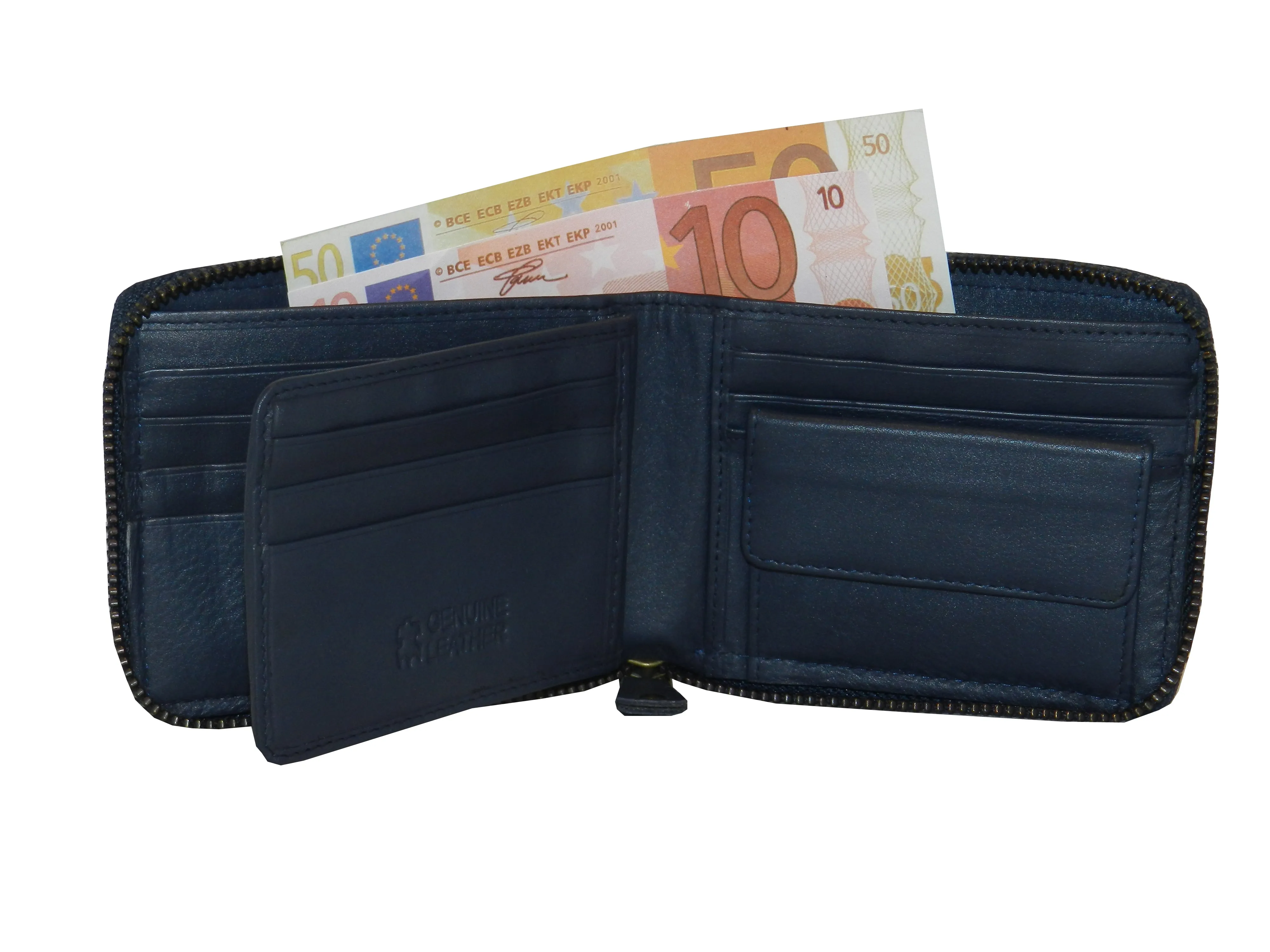 ZipVault 16 Card Full Zip Wallet #4094CNZ
