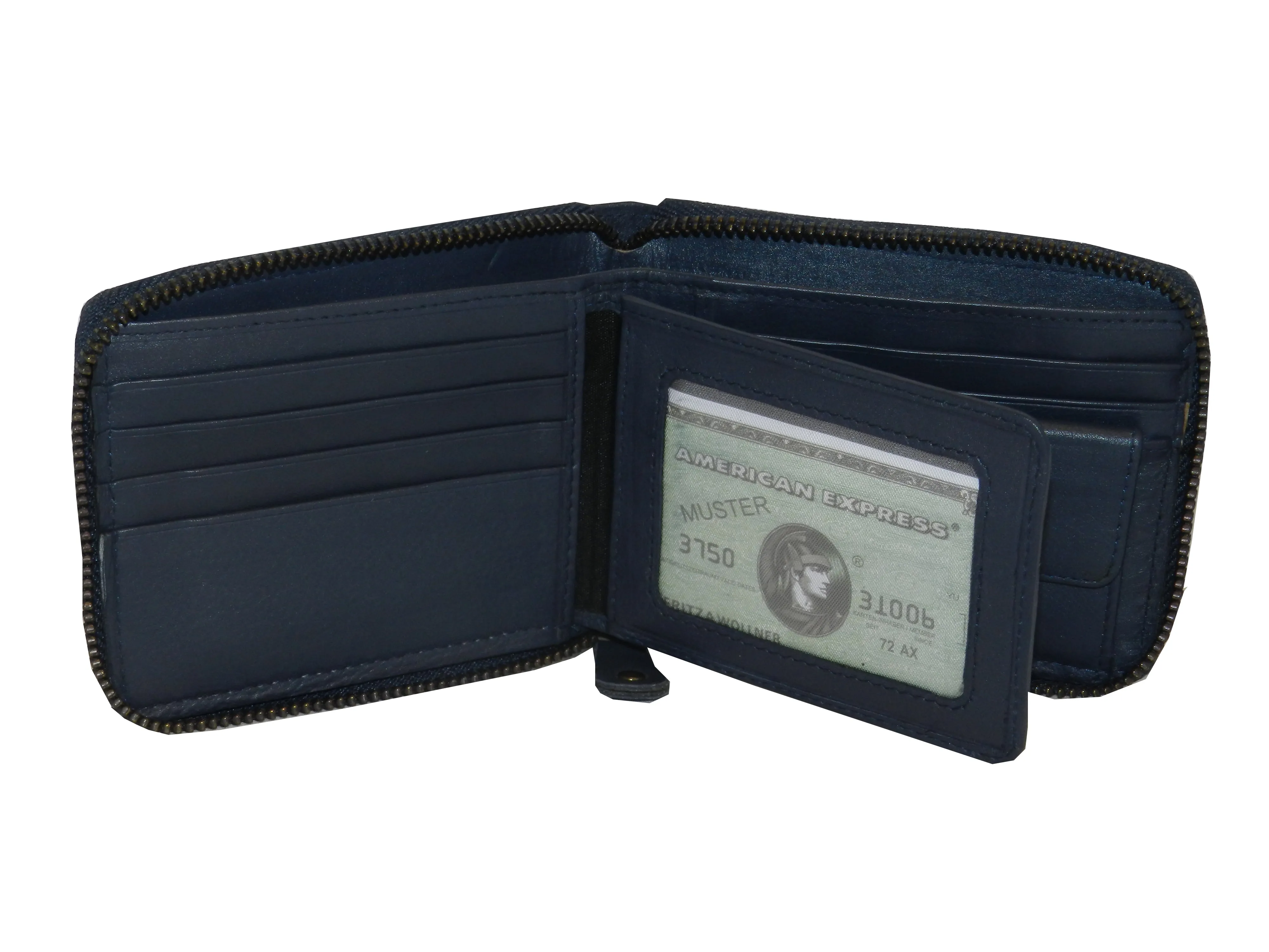 ZipVault 16 Card Full Zip Wallet #4094CNZ