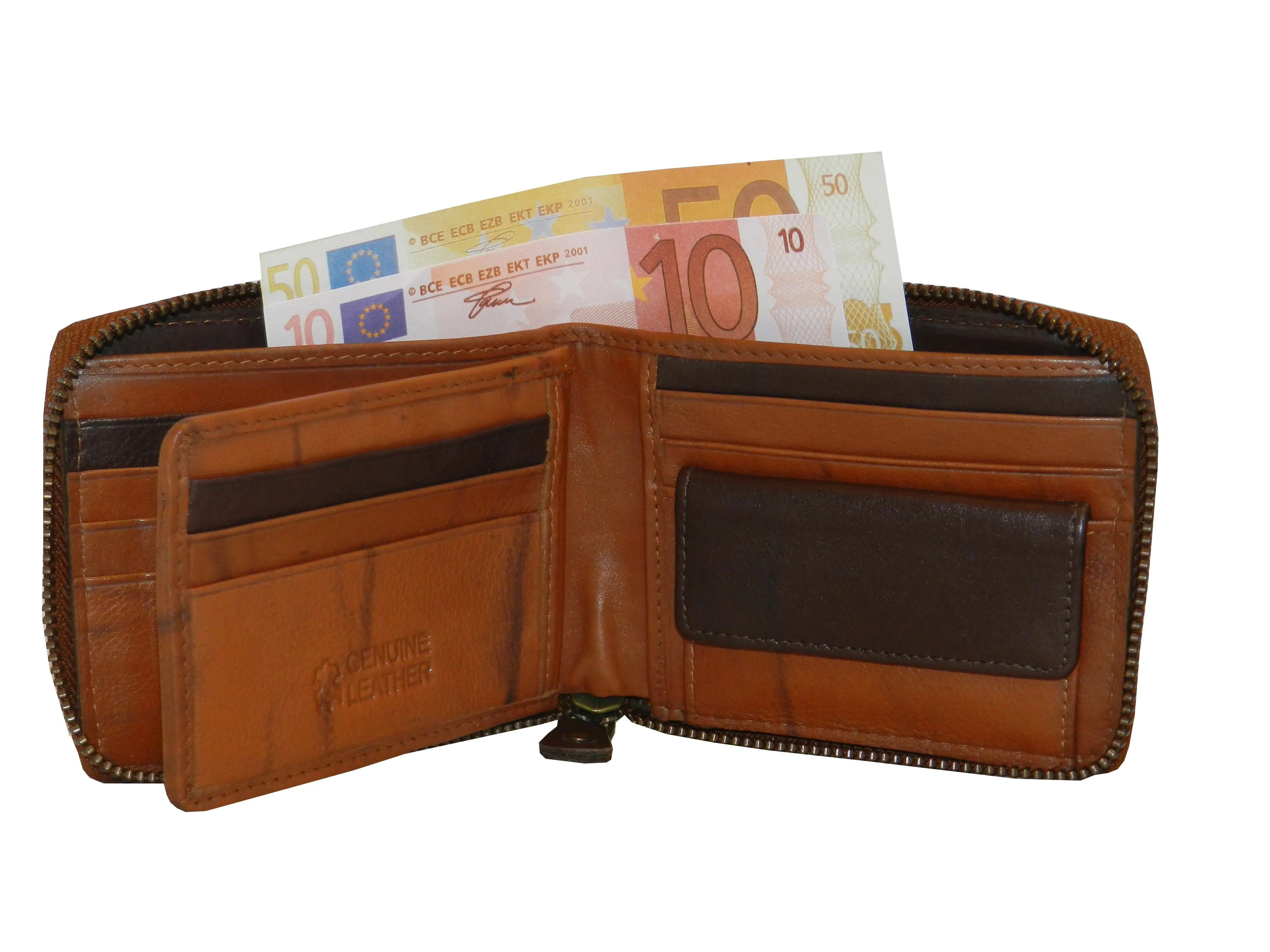 ZipVault 16 Card Full Zip Wallet #4094CNZ