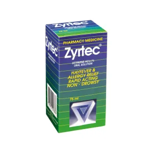 Zyrtec Allergy & Hayfever Relief  75 ml